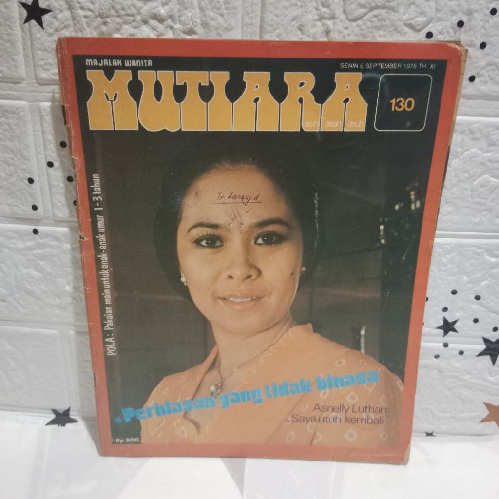 MAJALAH MUTIARA SEPTEMBER 1976 MAJALAH JADUL, LAWAS, LANGKA
