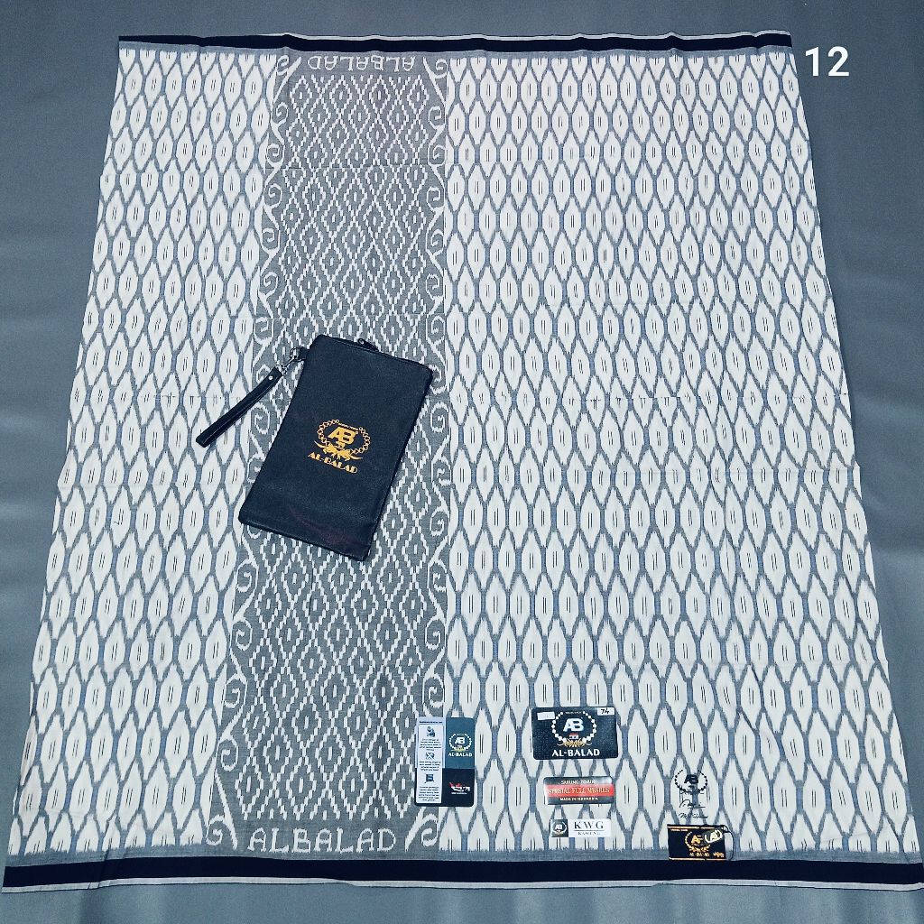 Sarung Al balad kwg bahan mesres 100% motif kawung