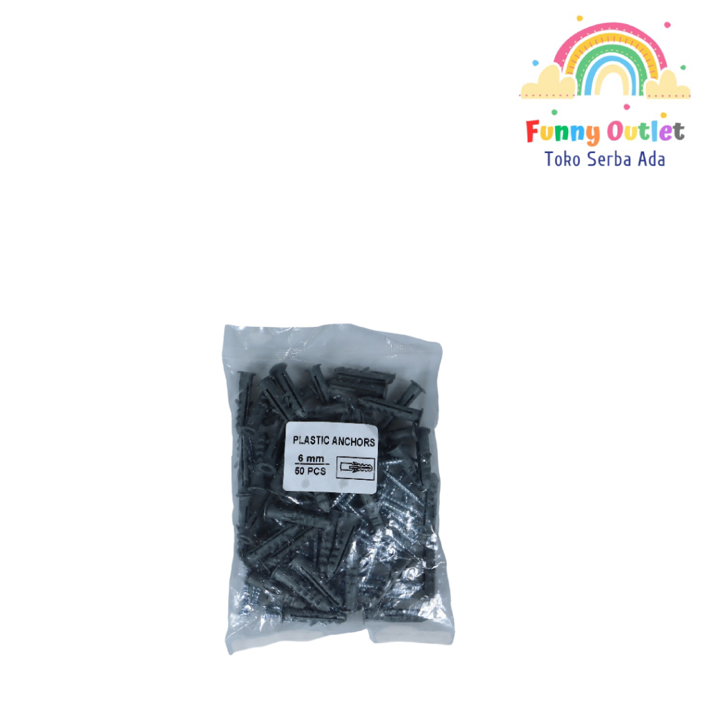 Funny Outlet - Fischer M6 / Fiser M6 / Fisher M6 / Baut Sekrup Tembok Kayu Dinding M6
