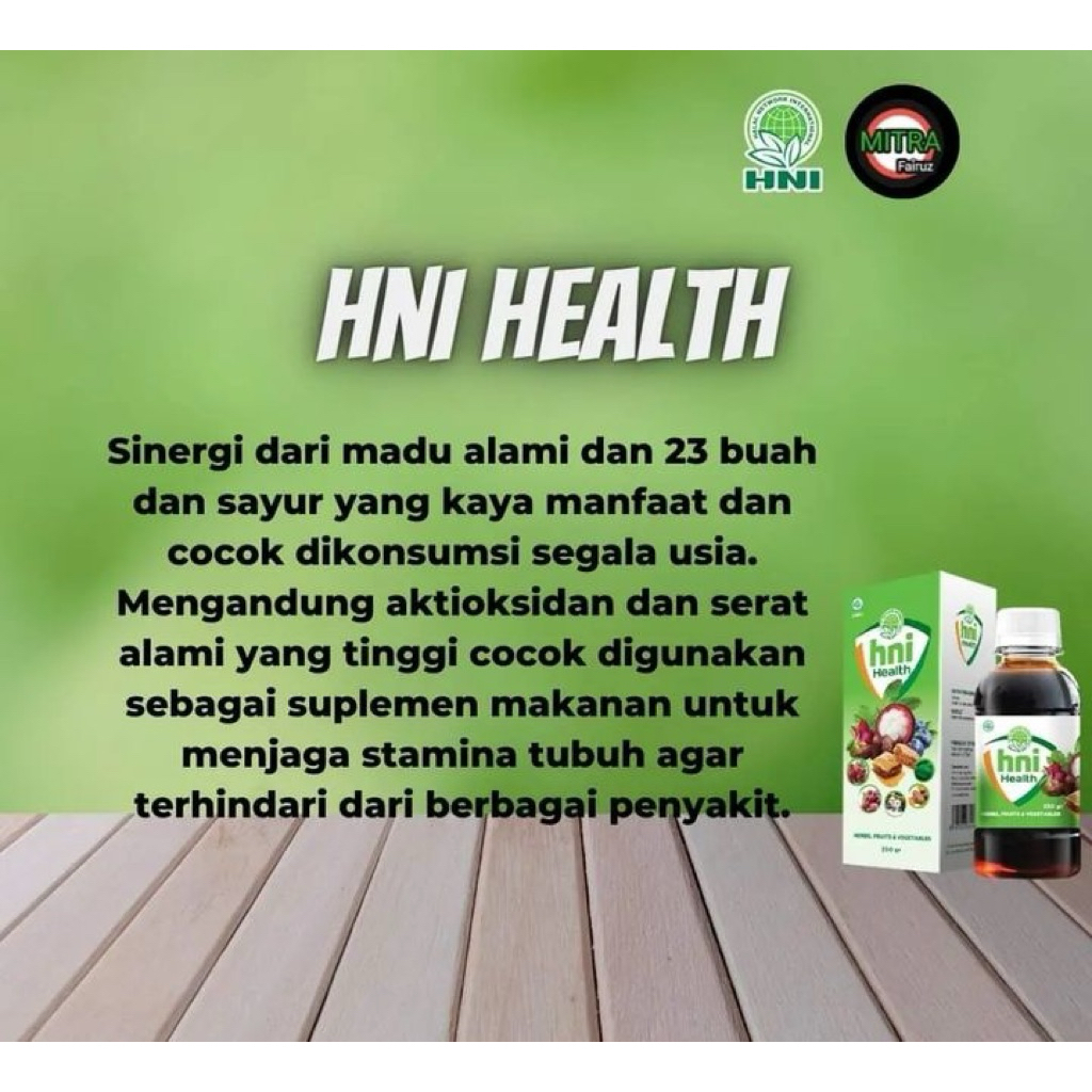 Hni Health Madu Extrafood