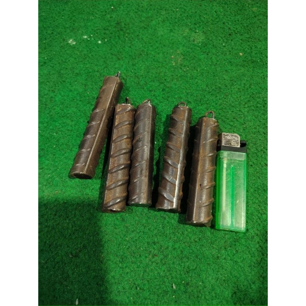 besi pemberat pancing jala 300 gram bandul, timbel, timah, nelayan fishing laut