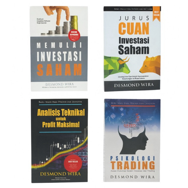 Buku Bisnis | Ekonomi | Investasi Saham | Analisis Teknikal Saham | Psikologi Trading (Preloved)