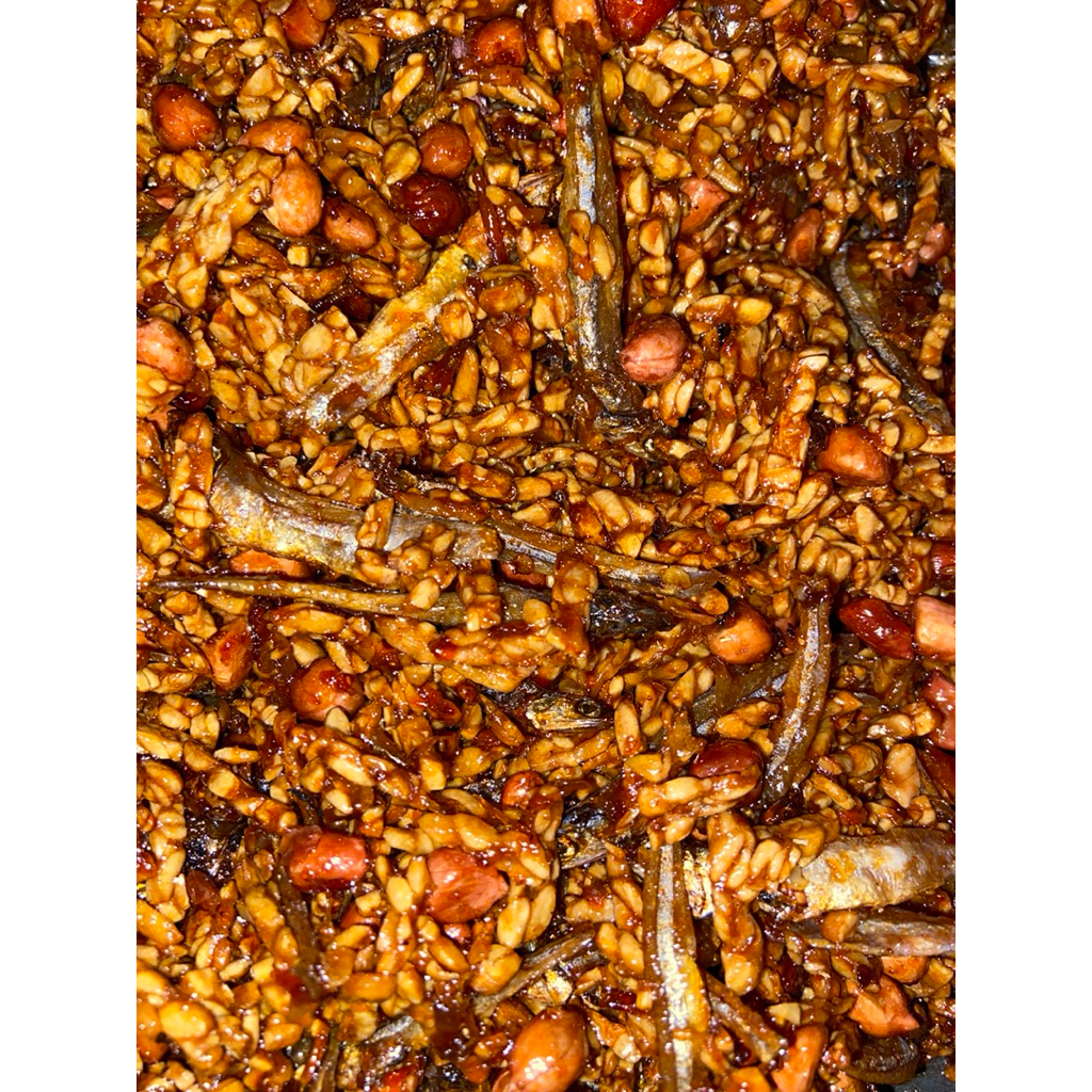 Sambal Kering Tempe, Kacang, Teri