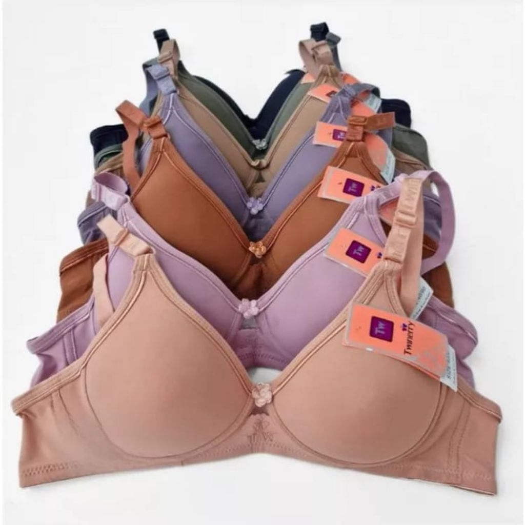 GROSIR 1 LUSIN 12 PCS Bh Bra Tank-top sport wanita dewasa tanpa kawat tanpa busa polos