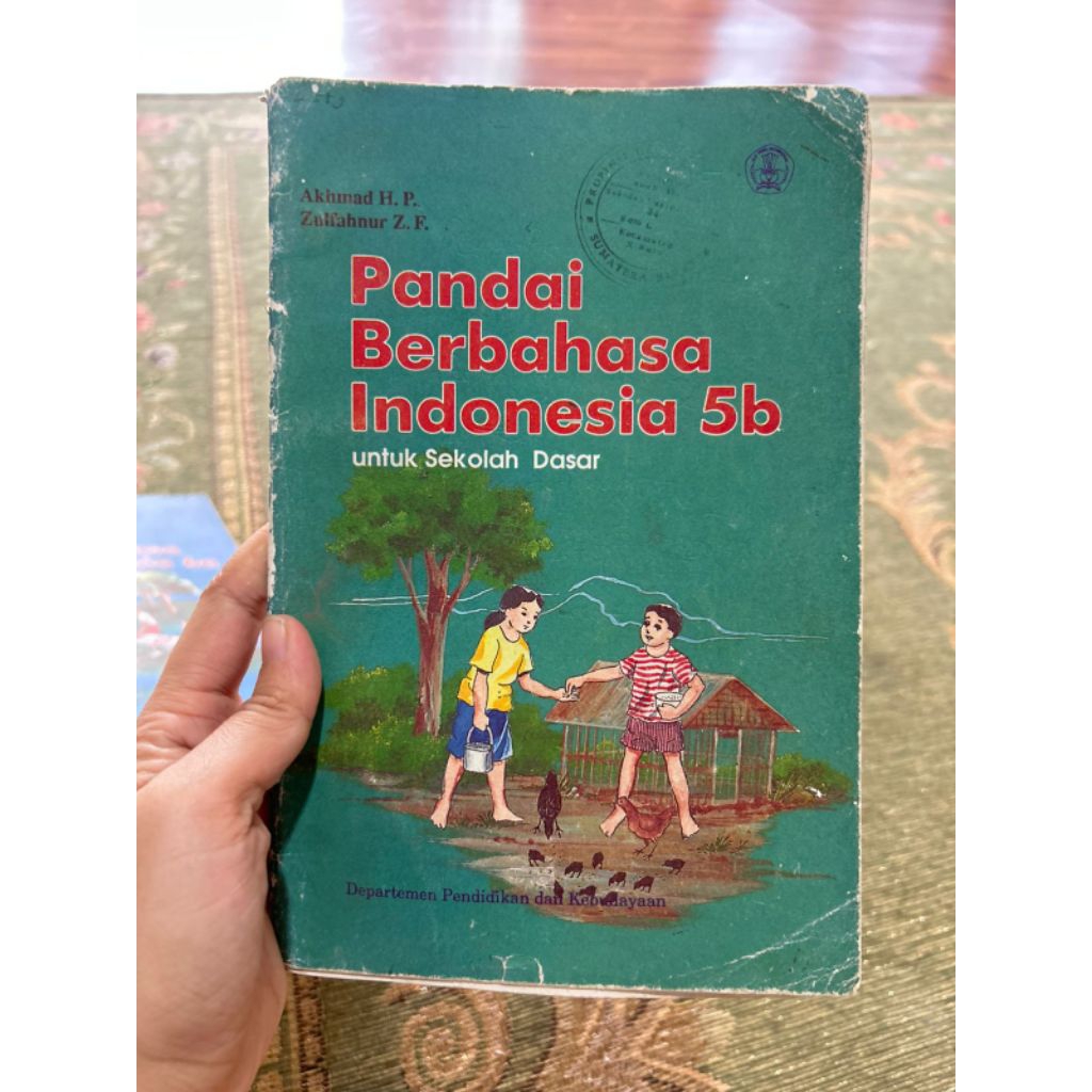 Buku Pandai Berbahasa Indonesia jilid 5b thn 1992