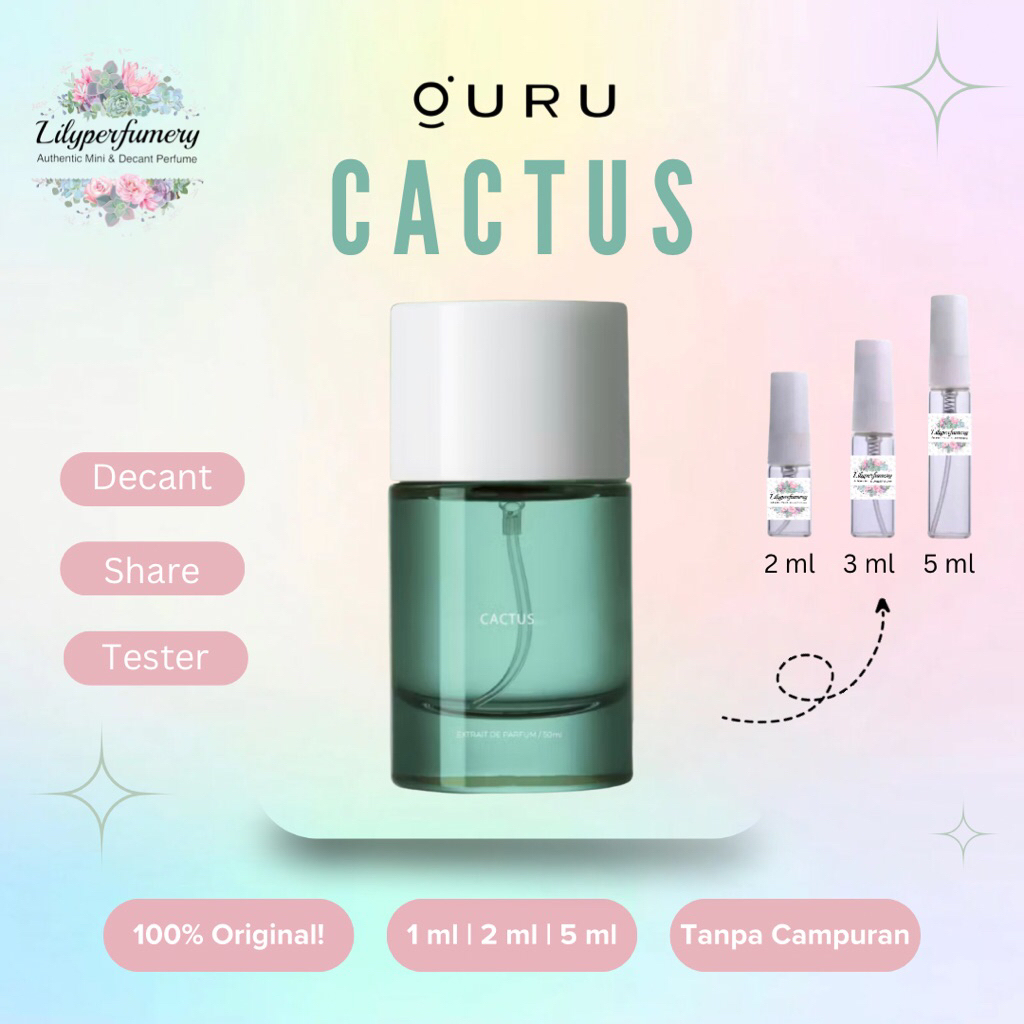 Decant / Share SKINOURU OURU CACTUS Extrait de Parfum 1 ml | 2 ml | 5 ml (Authentic Only)