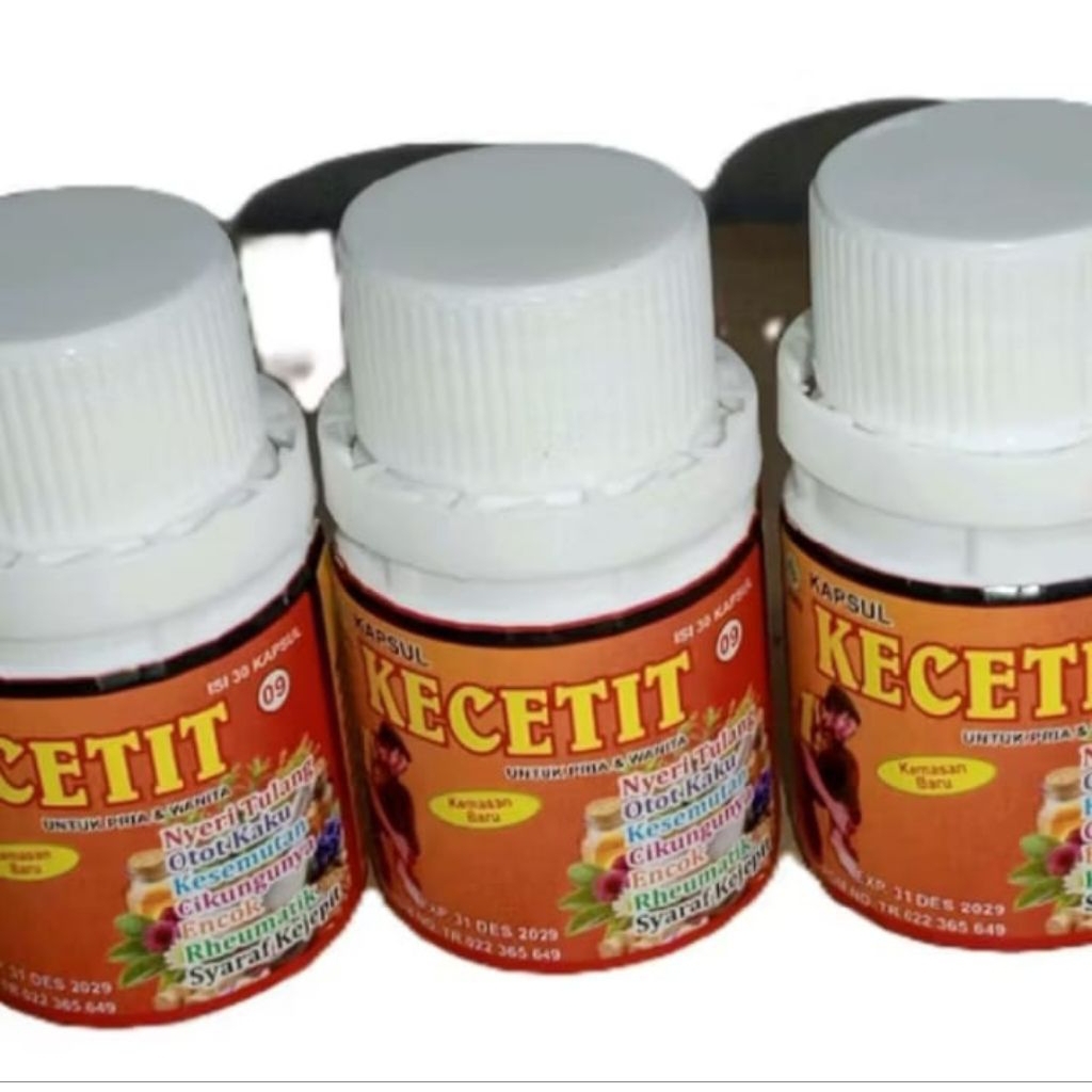 kapsul KECETIT botoL isi 30 kapsul asli original