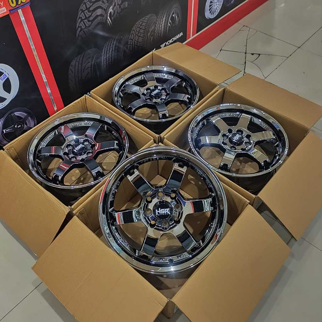 PELANG/VELG HSR RAI-S3 RING 15 UNTUK BRIO, CALYA. AYLA. VIOS