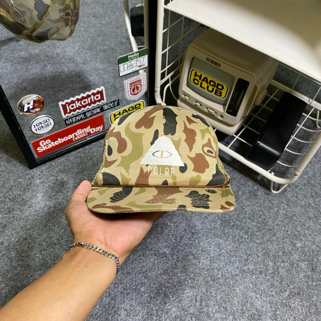 truker camo poler campvibes