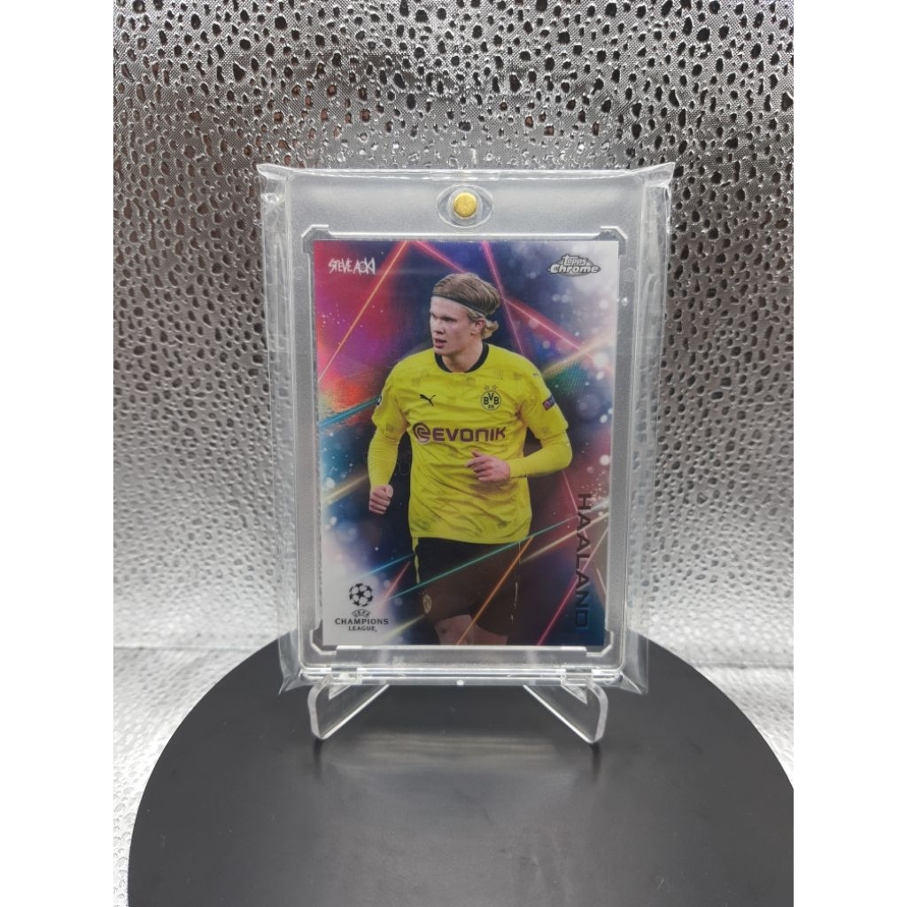 Kartu Bola -  2021 Topps Chrome Steve Aoki #NL-1 Erling Haaland