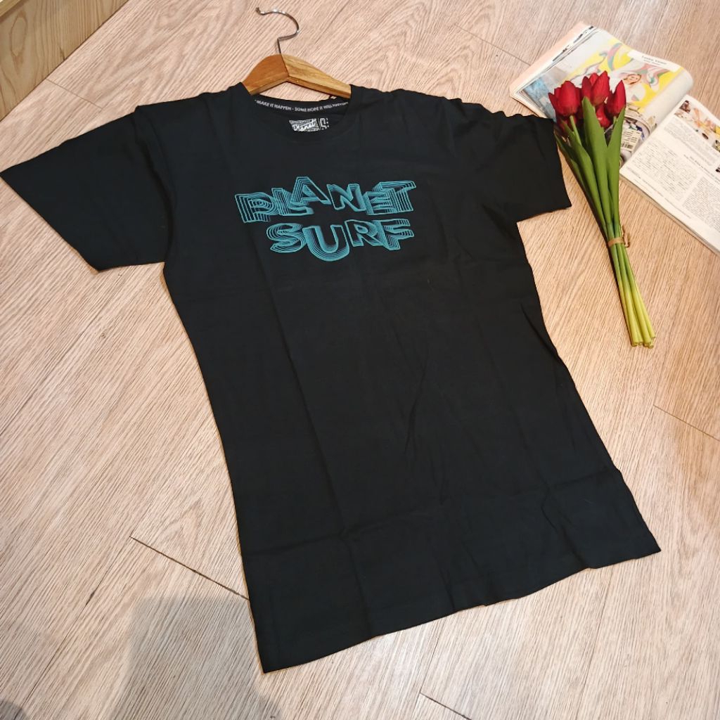 planet surf original t-shirt surfing