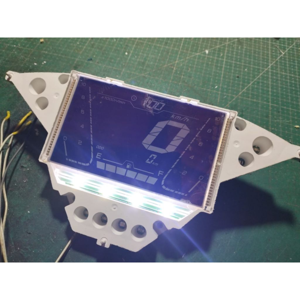 PCB dan lcd spidometer aerox new original