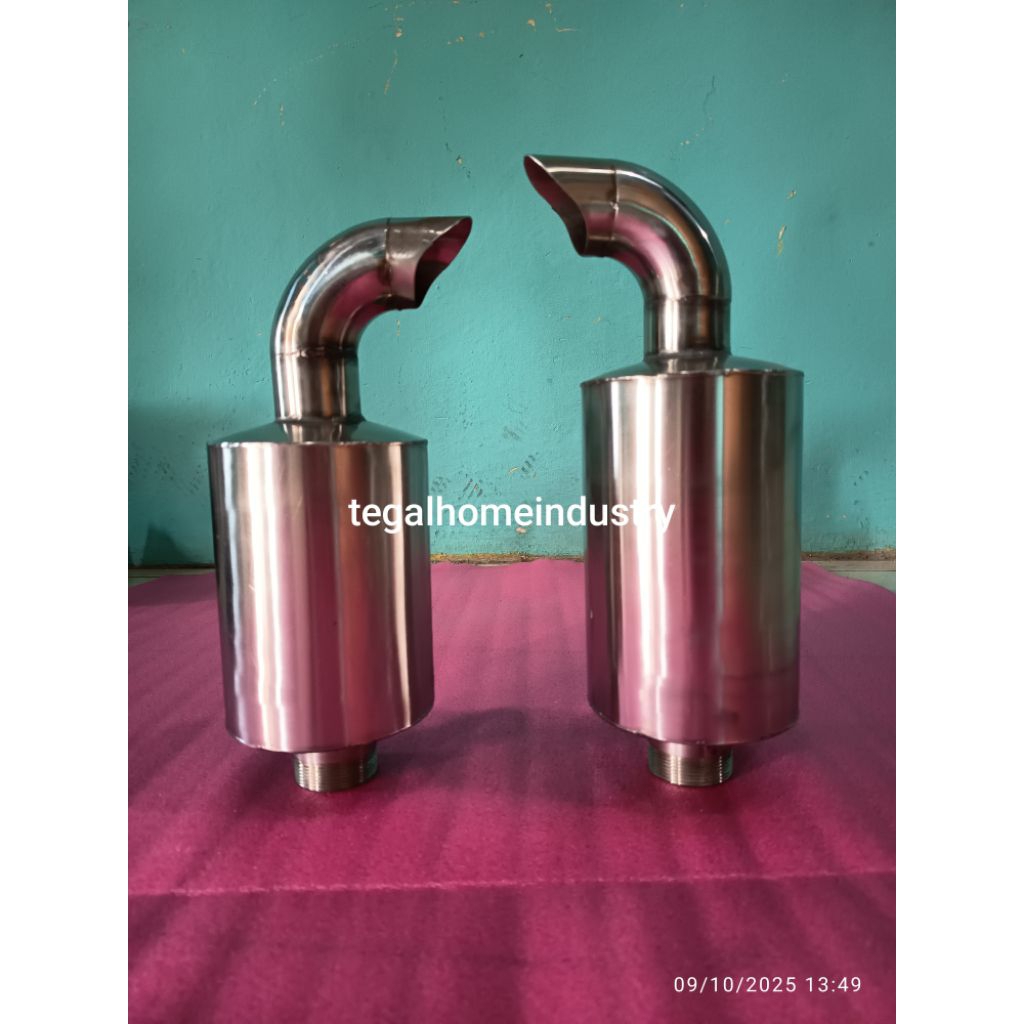 knalpot diesel dongfeng full stainless 16pk-24pk