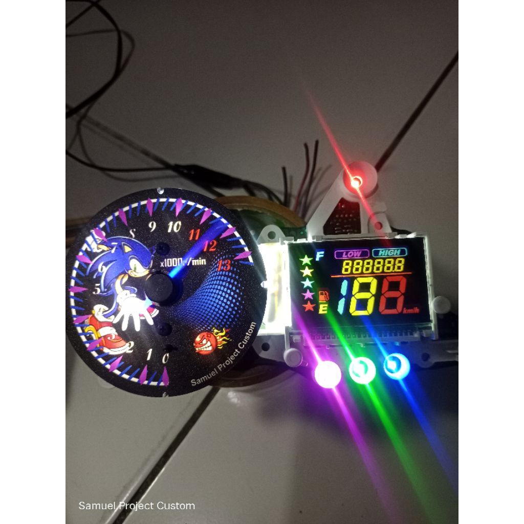 papan speedo SATRIA Fu custom