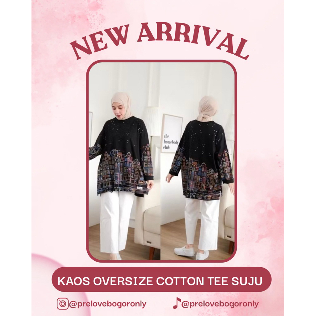 KAOS OVERSIZE ORIGINAL SUJU MATT COTTON TEE
