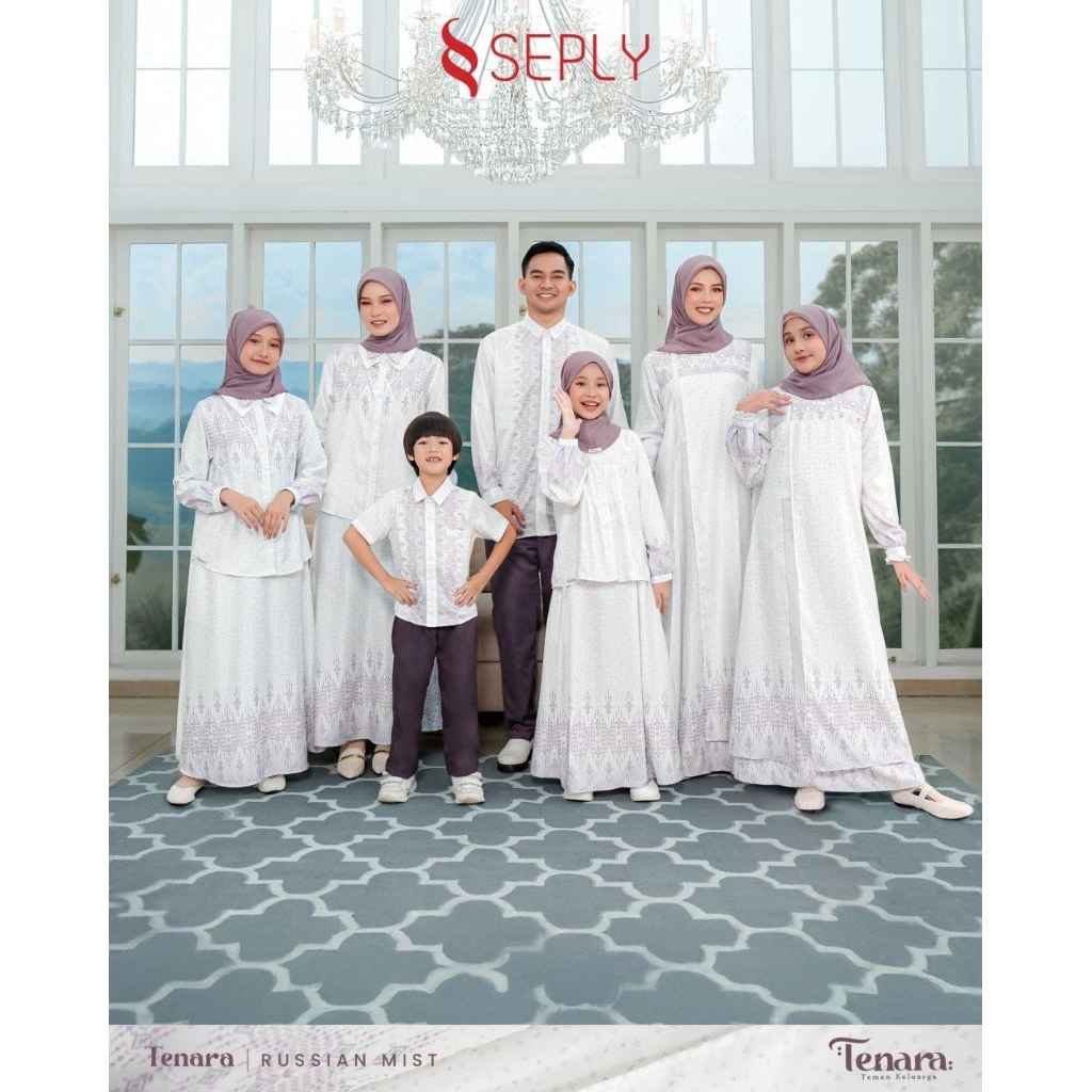 SARIMBIT TENARA RUSSIAN MIST / SET SARIMBIT SEPLY TERBARU 2026 SARIMBIT LEBARAN KELUARGA NEW SARIMBI