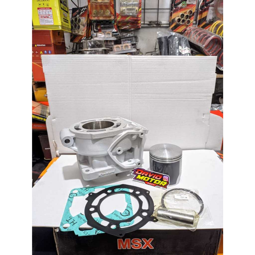 CYLINDER BLOK BLOCK PISTON SEHER KAWAHARA RACING CERAMIC KERAMIK 63 MM NINJA R RR S ZX KR 150  SET P