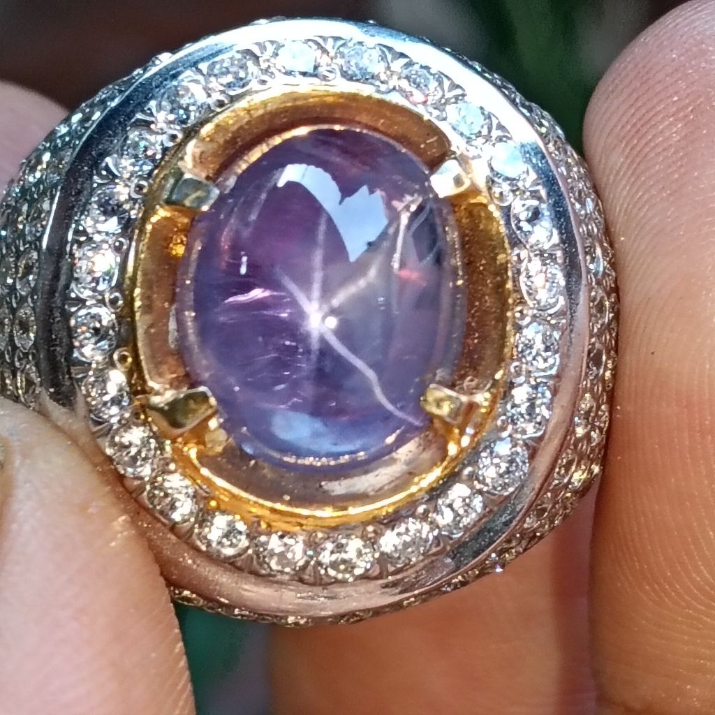 purple sapphire Ceylon srilanka NH Mirah kecubung