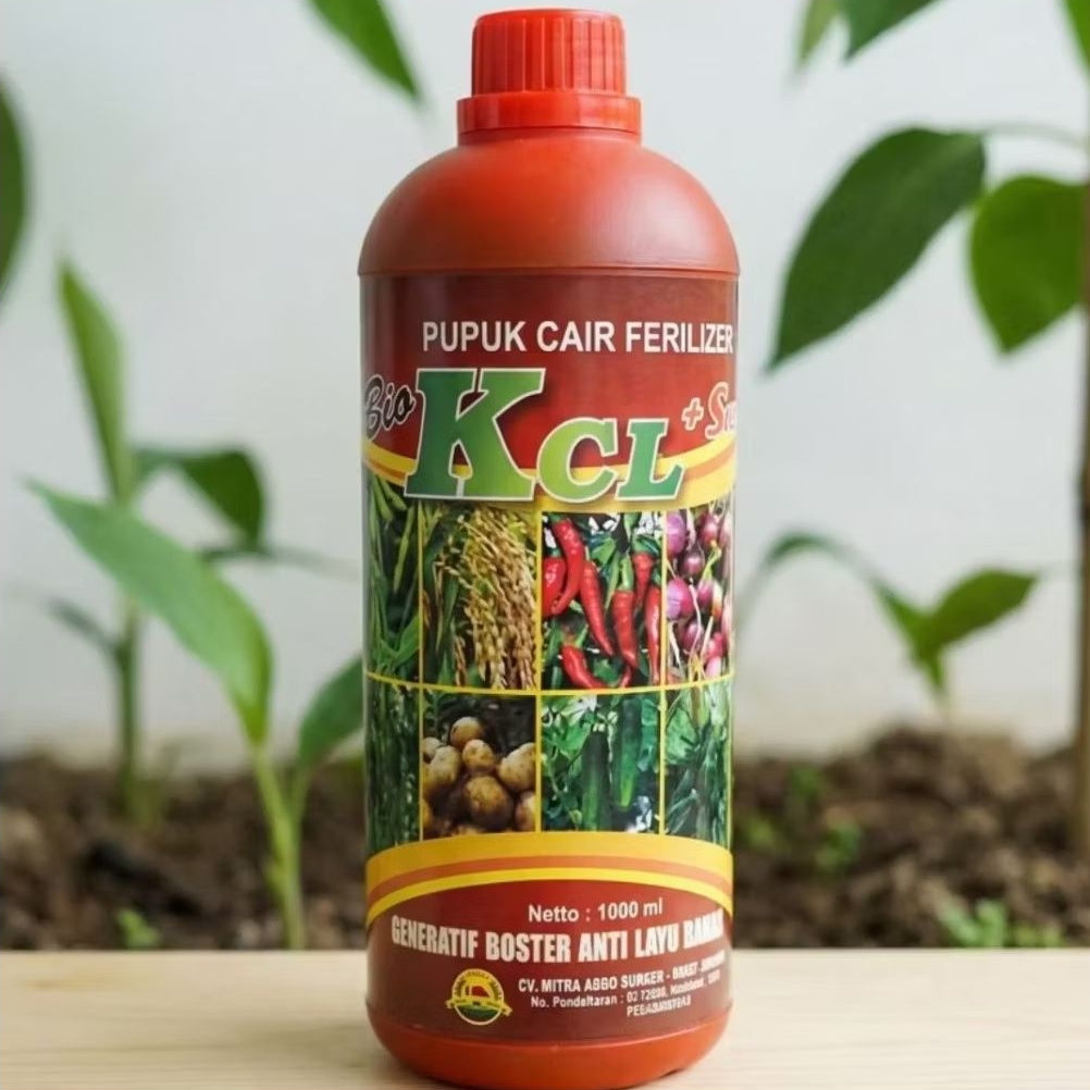 BIO KCL PLUS SILIKA CAIR 1 LITER  PUPUK SEMPROT CAIR