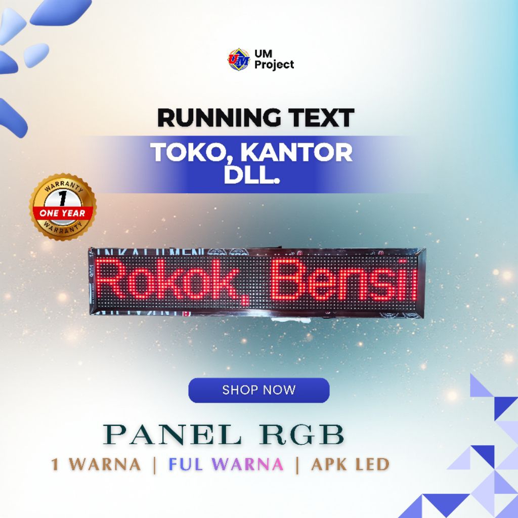 RUNNING TEXT LED DIGITAL