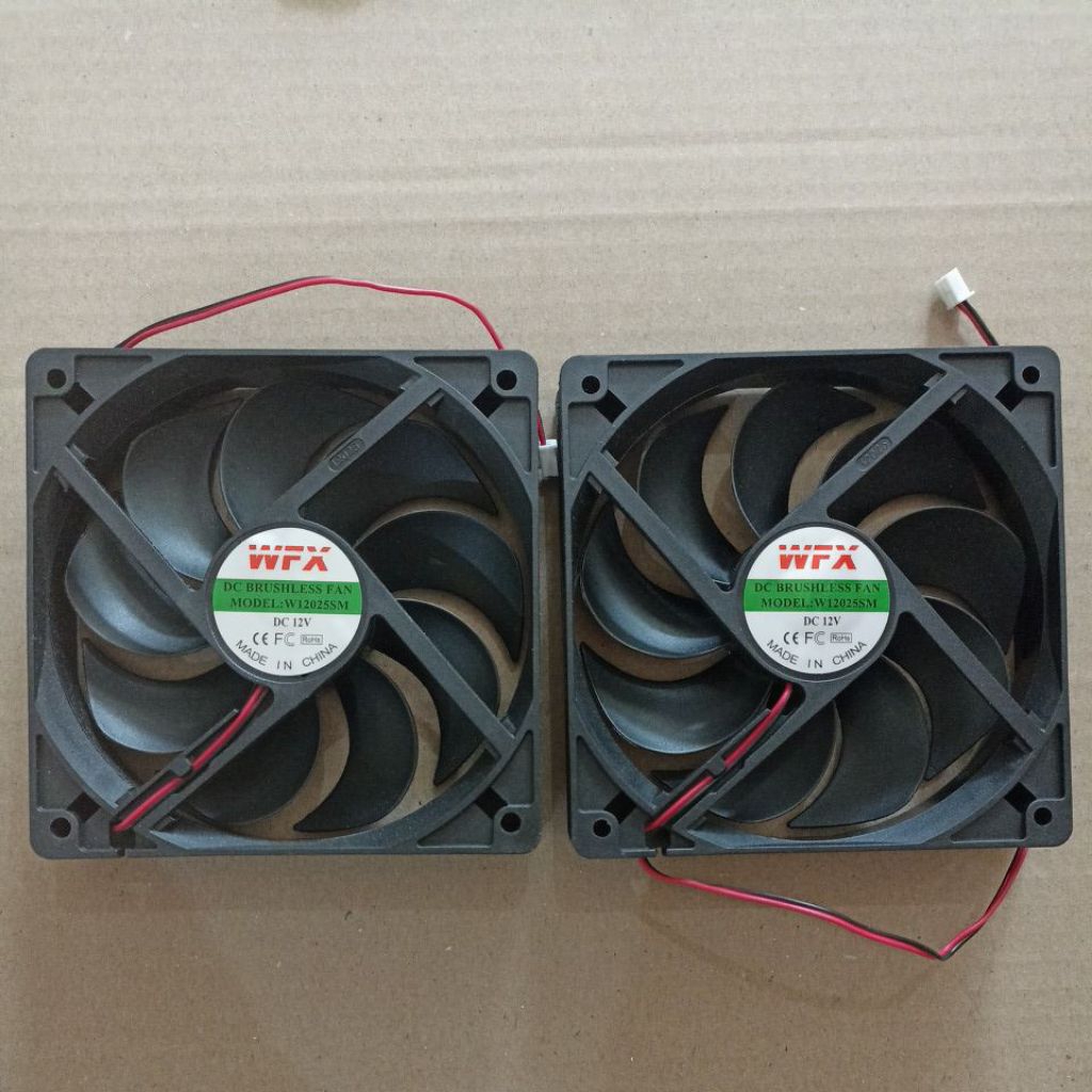 FAN DC 12V 12X12 kipas DC 12 cm
