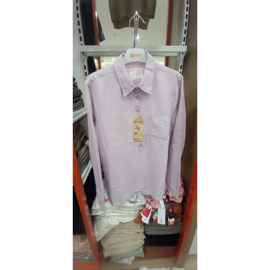KEMEJA WANITA BLOUSE TRISET