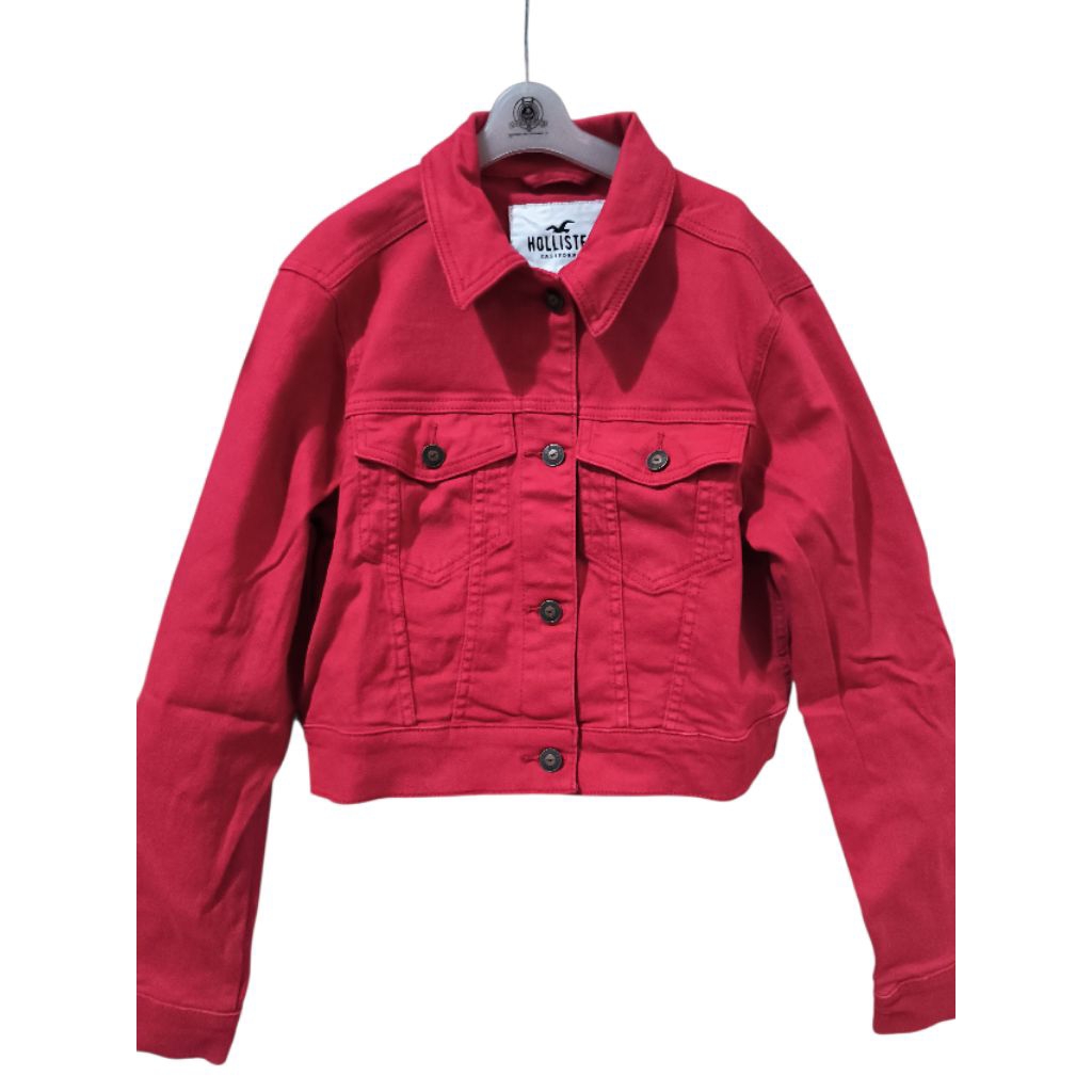 Jaket Crop Jeans HOLLISTER Size XS