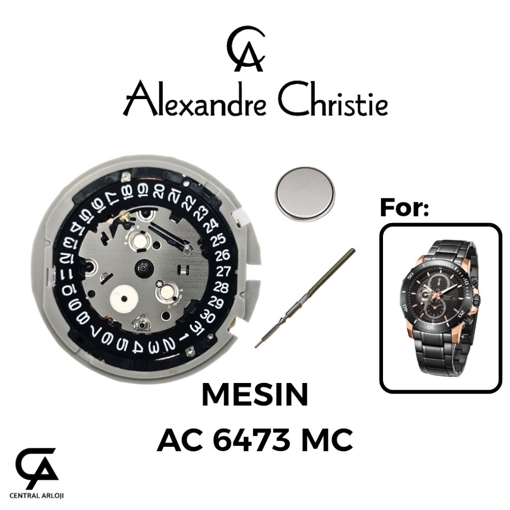 Mesin Original Alexandre Christie AC 6473 MC