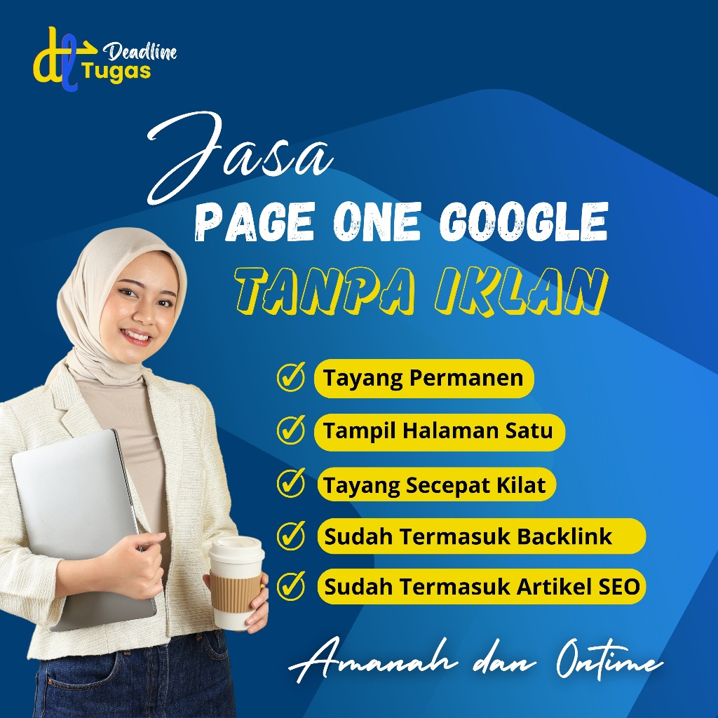 JASA PAGE ONE GOOGLE TANPA IKLAN