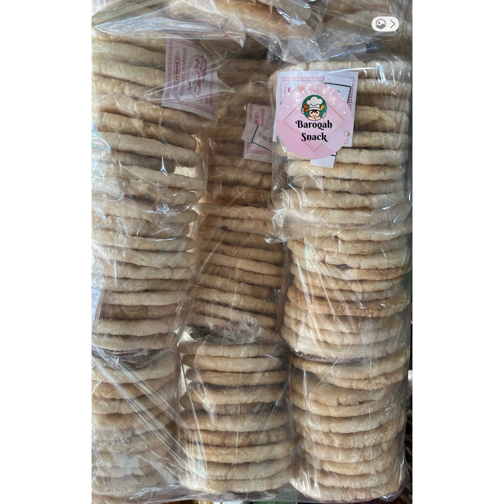 KERUPUK SAMBEL TERASI BESAR 10pc(110GRAM)/KERUPUK BANGKA IKAN TENGGIRI RASA ORIGINAL