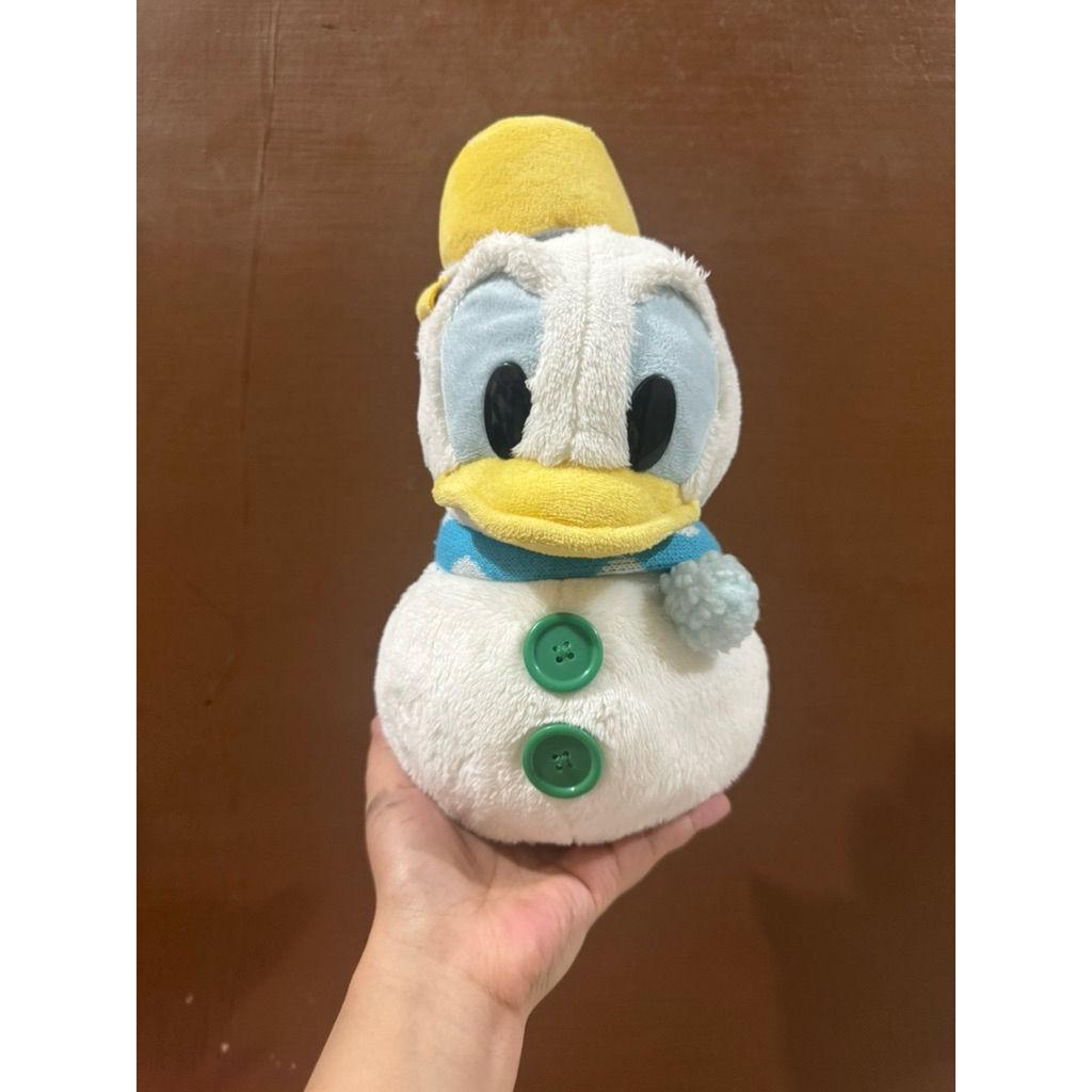 Boneka Karakter Donald Duck Snowball Ver size 27cm Original / Boneka Donald Duck Disney / Boneka Don