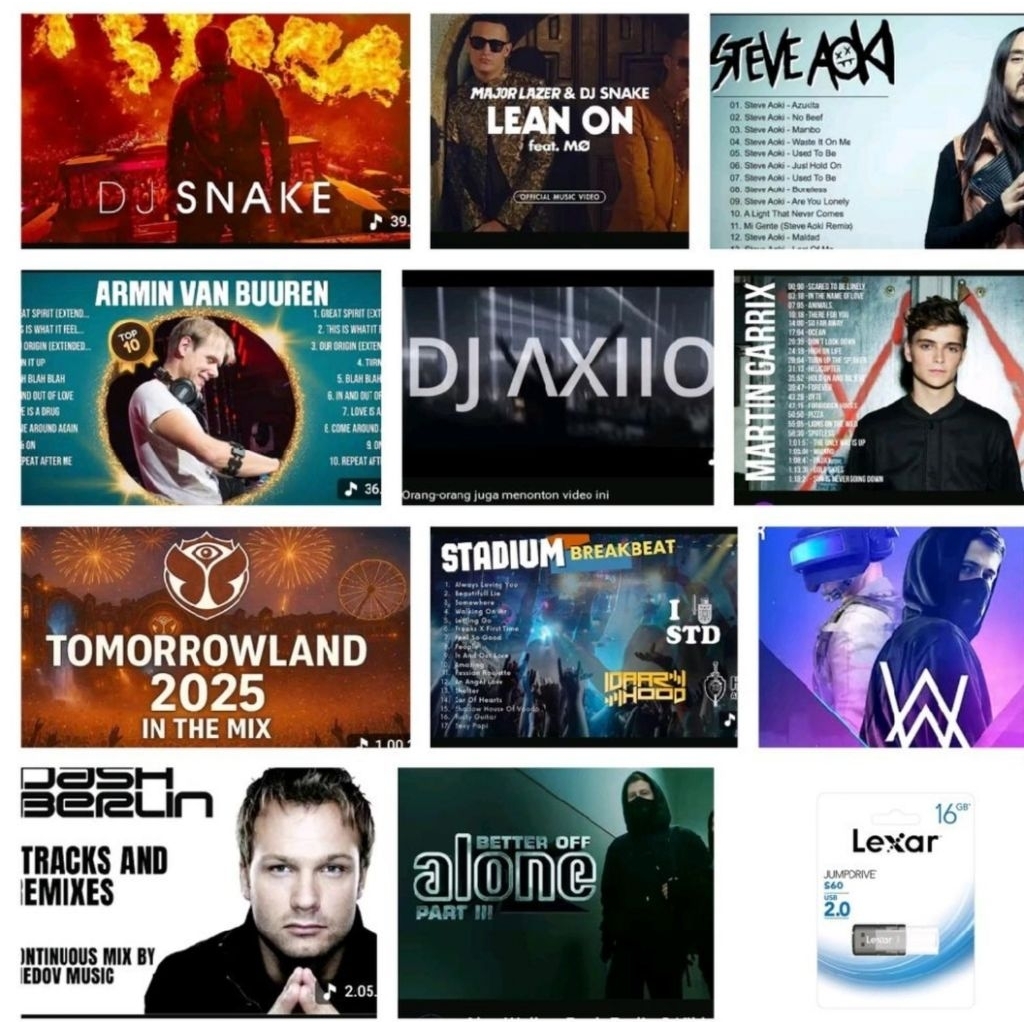 FLASHDISK 16-128GB DJ REMIX CLUBING HOUSE TRANCE FULL BASS