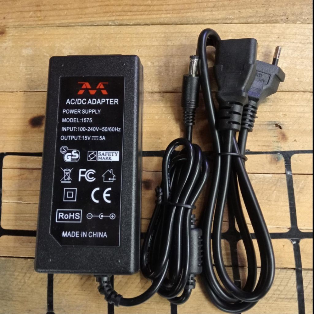 Power Adaptor AC/DC 15V 5A Hight Quality