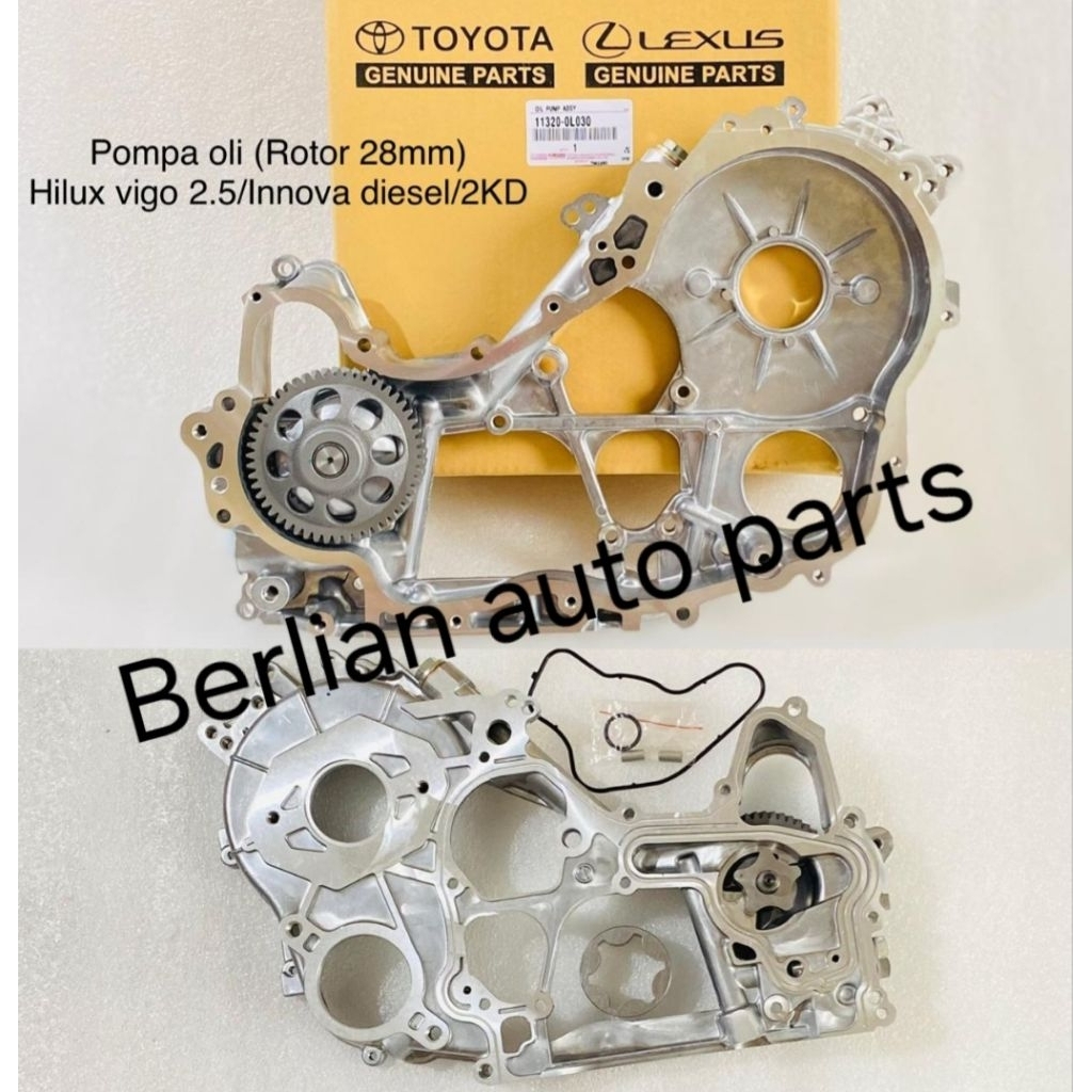 POMPA OLI OIL PUMP HILUX 2.5 VIGO INNOVA DIESEL 2KD