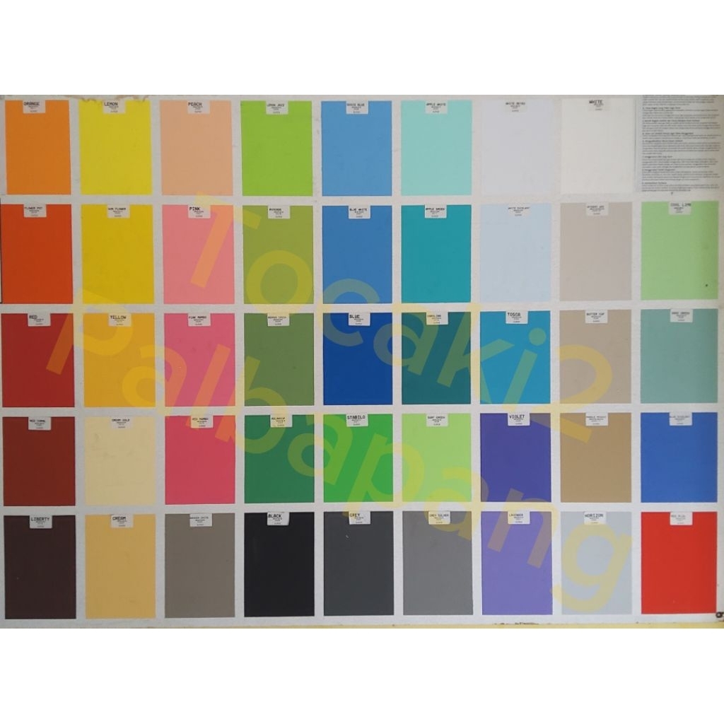 Cat akrilik kiloan kualitas Super kemasan 1 kg; Cat murah; Cat bagus, cat ekonomis