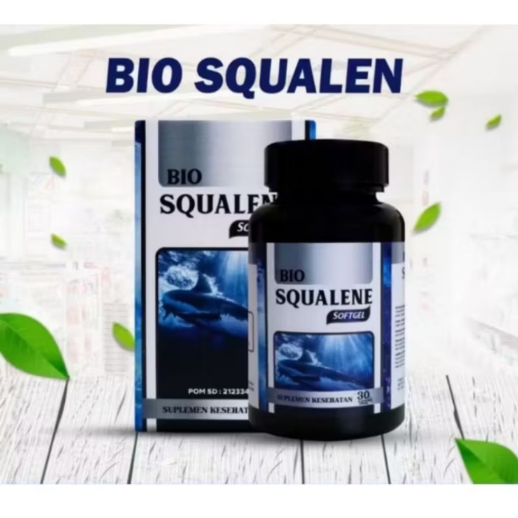 Bio Squalene Vitamin Minyak Hati Ikan Hiu (Squalane/Squalen) Original