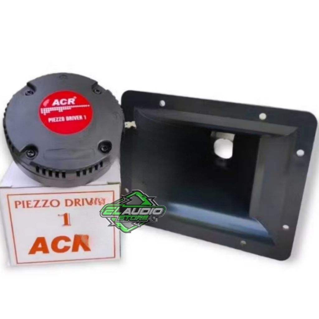 Paket Corong + Twiter / Horn Tweater PVC Plastik 15x19cm + Driver Tweeter PIEZZO ACR Original
