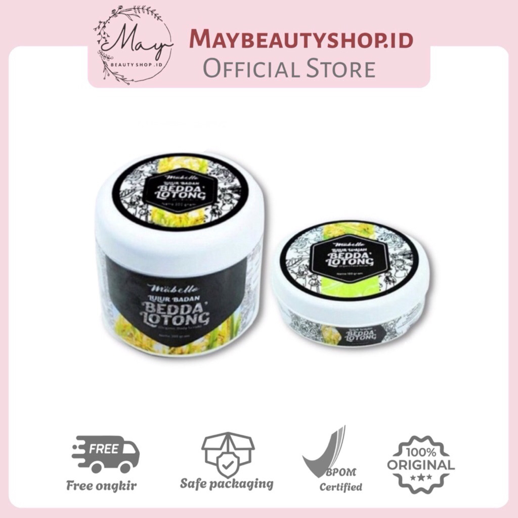 (BPOM) Lulur Badda Lotong Mabello