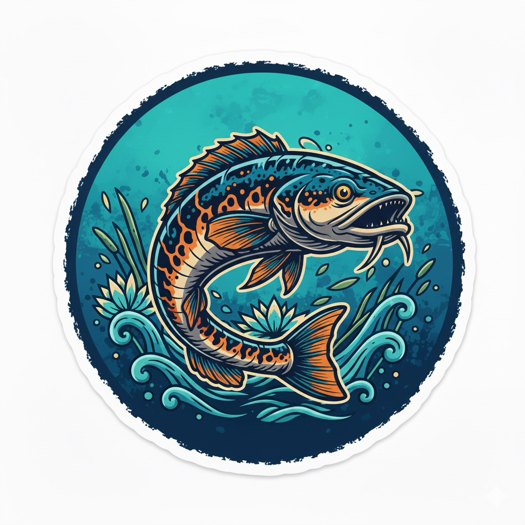 Air Ketapang Channa Limbata Golden Tiger