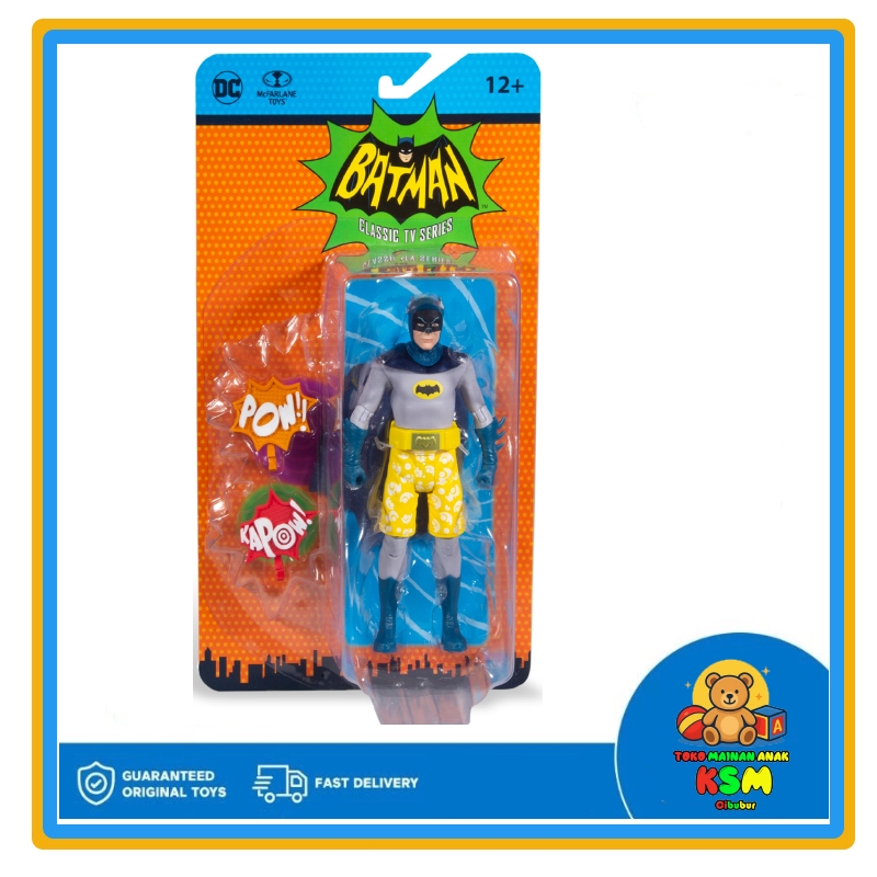 McFarlane DC Retro Batman 66 Swim Shorts Action Figure