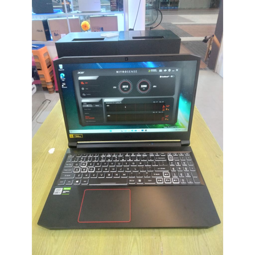 ACER NITRO 5 AN515-55-77MG | I7-10870H 8GB 512GB 15.6"FHD GTX1650TI-4GB W11