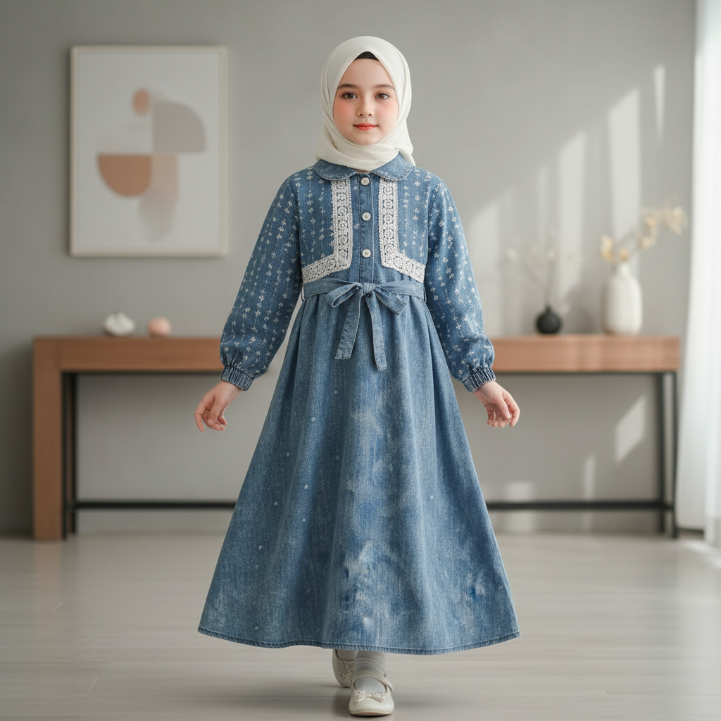 Fahsion Muslim Ank Cewe Abaya Ghamis Murah Baju Amak Perempuan Gamis2026 Bju Kurung Malaysia Pesta P