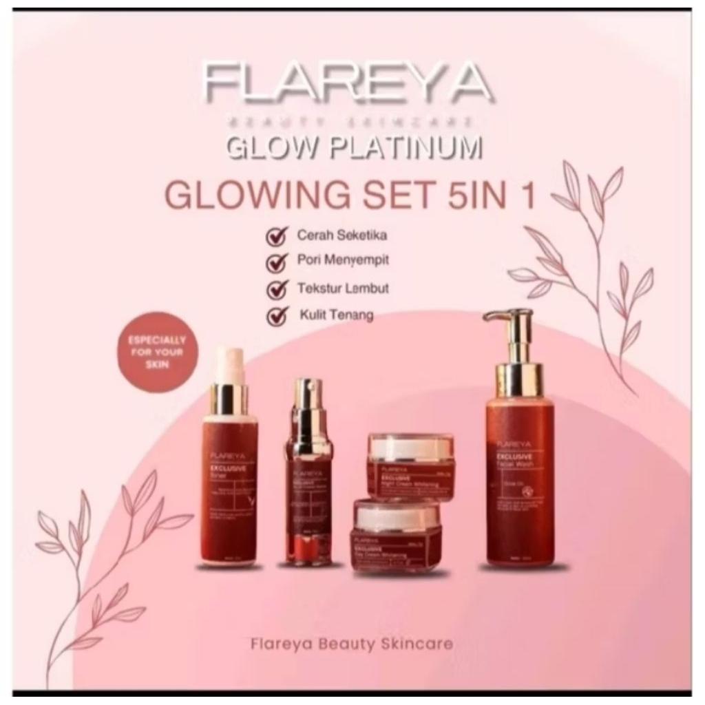 FLAREYA Glow Platinum Glowing 5in1
