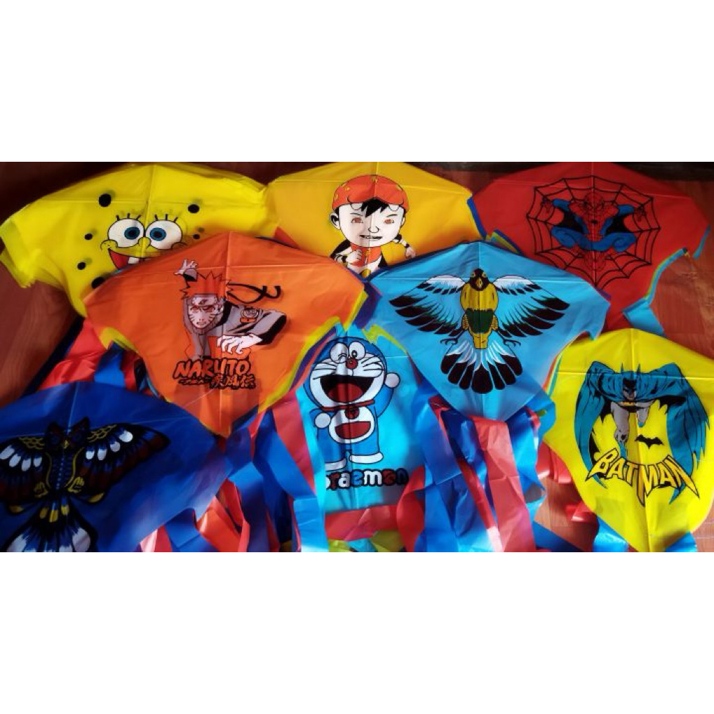 LAYANGAN PLASTIK KARAKTER