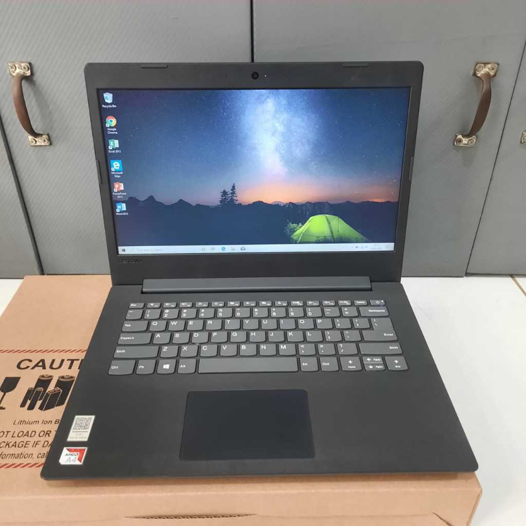 Laptop Lenovo 130-14AST Amd A4-9125, Gen 7Th, Radeon R3 Graphics, Ram 4 Gb / 500Gb, Seri Baru, Mulus