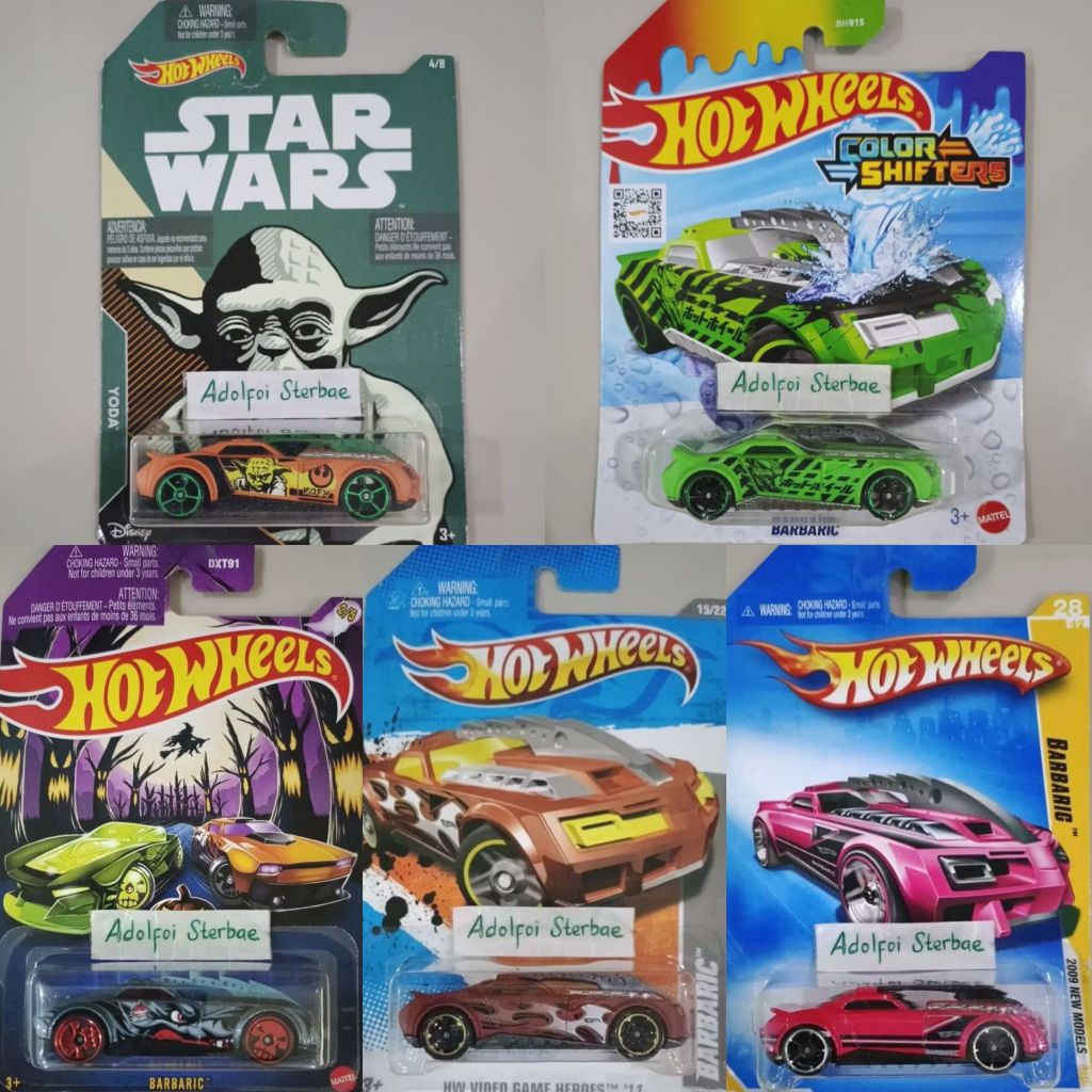 hotwheels hot wheels yoda barbaric edisi star wars hw video game heroes 11 2009 new models akta pink