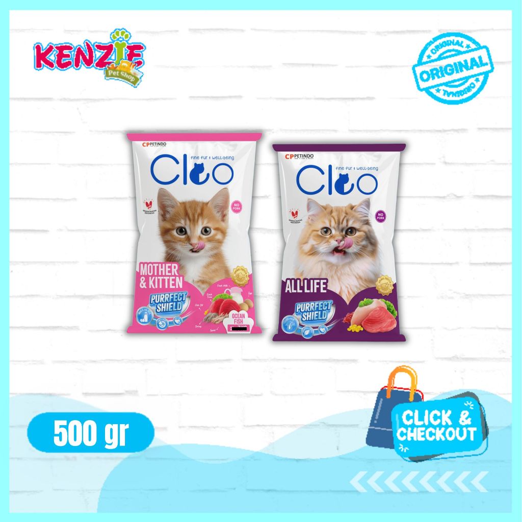 Cleo Kitten Persian 500 Gram Repack-makanan anak kucing