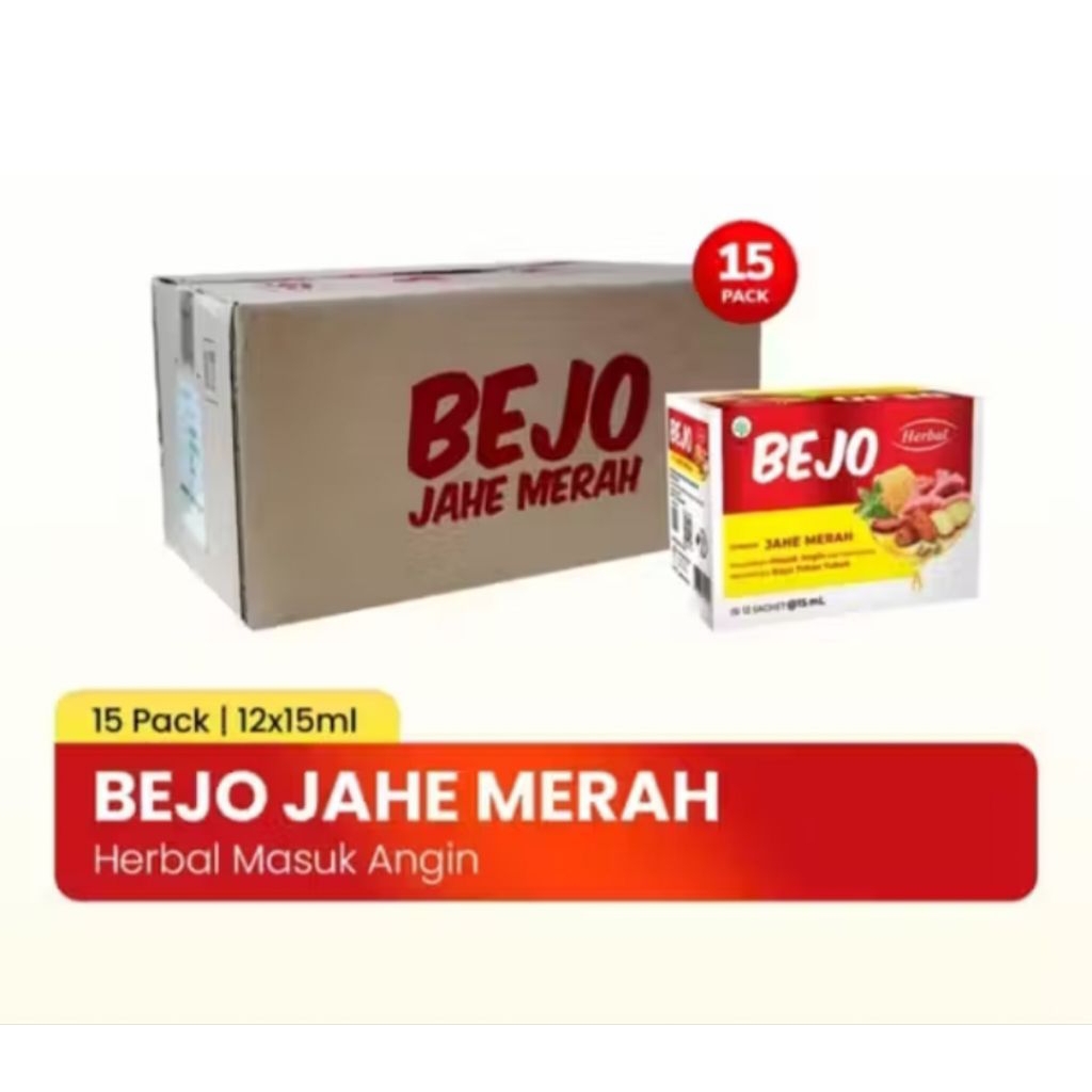 BEJO JAHE MERAH 1 KARTON [LEBIH MURAH] HARGA GROSIR