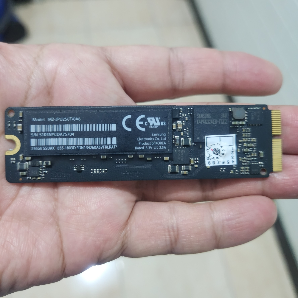 SSD macbook retina 13 inch A1502 128GB 256GB copotan Original 2013 2014 2015 dan Air