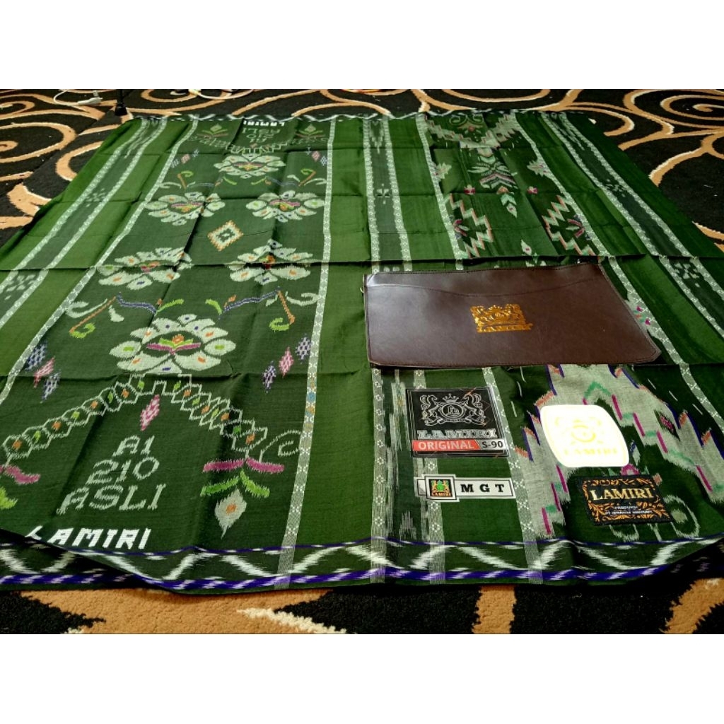 [ RAMADHAN BIG SALE ] SARUNG LAMIRI SONGKET MGT S90 A1 ASLI BENANG 210 FULL SUTRA TERMURAH JAHIT TEN